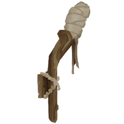 Log Cabin Wall Torch in Palia