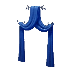 Silver Leaf Small Drapes in Palia