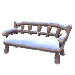 Snowy Small Bench in Palia