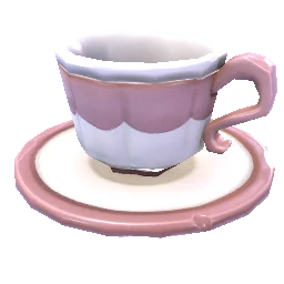 Teatime Pink Cup in Palia